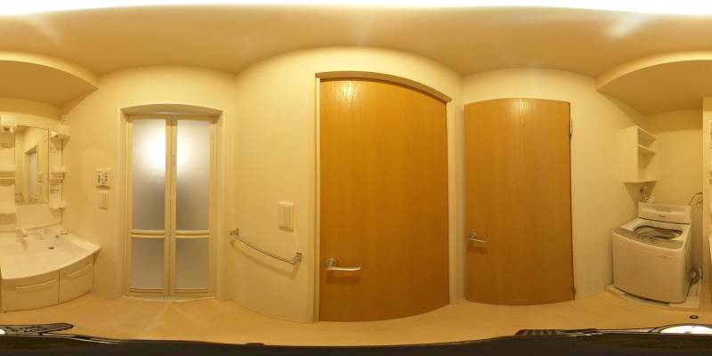 パノラマ画像洗面所