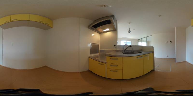 パノラマ画像キッチン