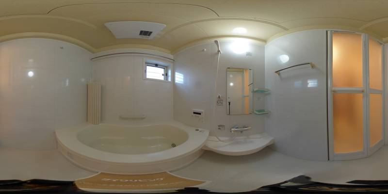パノラマ画像バスルーム