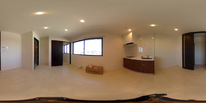 パノラマ画像リビング