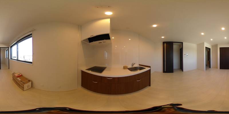 パノラマ画像キッチン