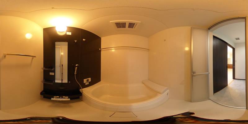 パノラマ画像バスルーム