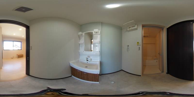 パノラマ画像洗面所