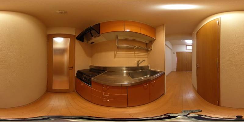 パノラマ画像キッチン