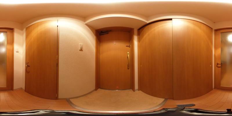 パノラマ画像玄関