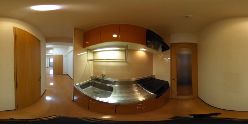 パノラマ画像キッチン