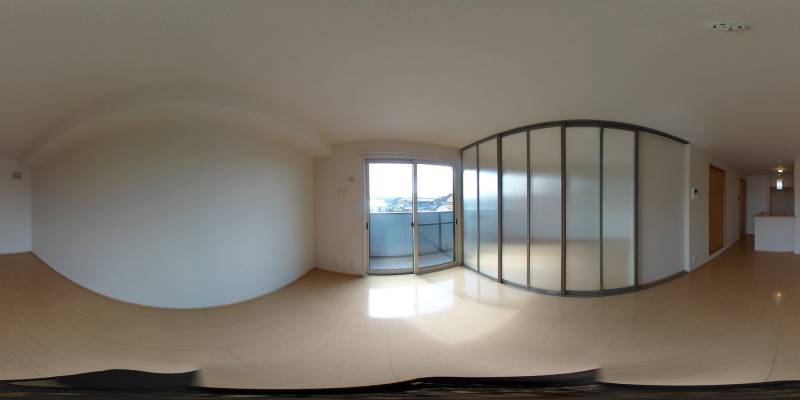 パノラマ画像リビング