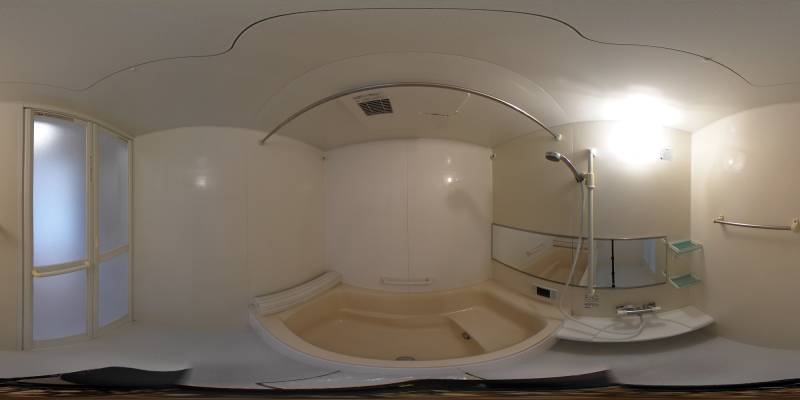 パノラマ画像バスルーム