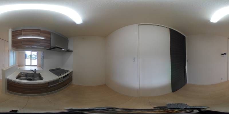 パノラマ画像キッチン