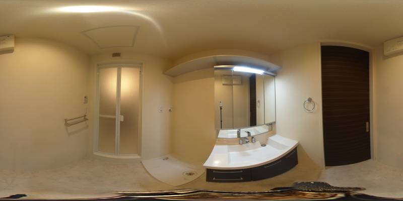 パノラマ画像洗面所