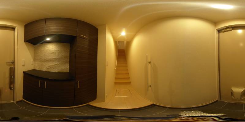 パノラマ画像玄関