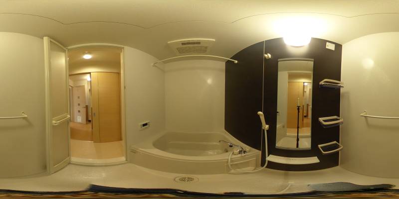 パノラマ画像バスルーム