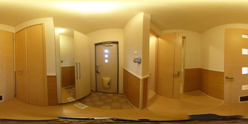 パノラマ画像玄関