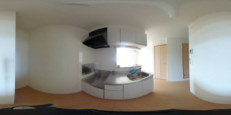 パノラマ画像キッチン