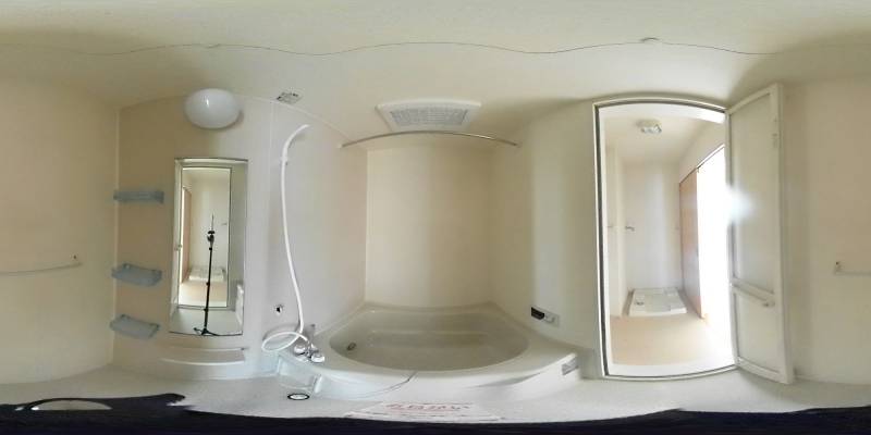 パノラマ画像バスルーム