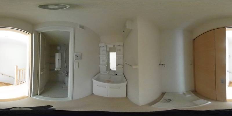 パノラマ画像洗面所