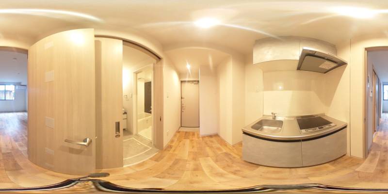 パノラマ画像キッチン