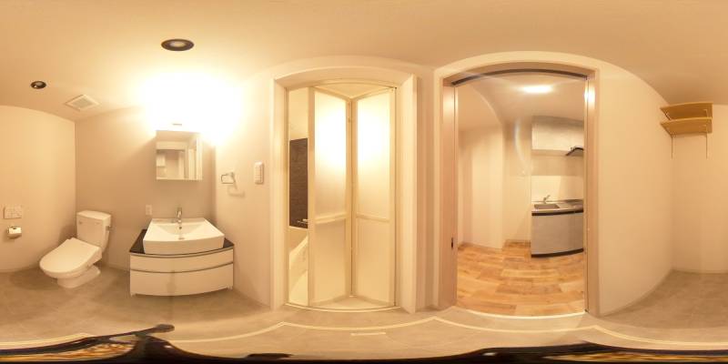 パノラマ画像洗面所