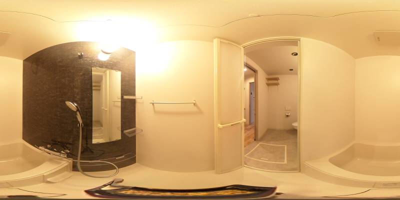 パノラマ画像バスルーム