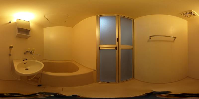 パノラマ画像バスルーム