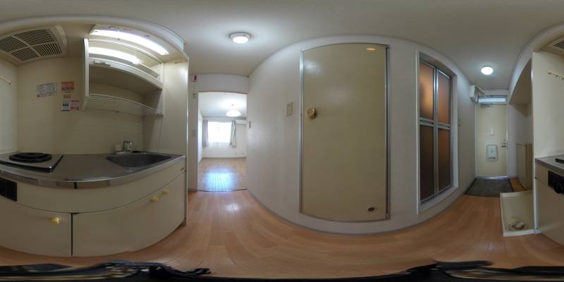 パノラマ画像キッチン