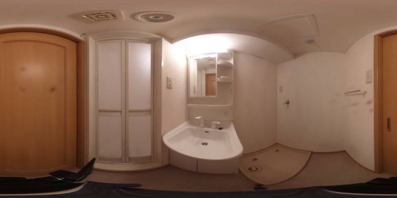 パノラマ画像洗面所