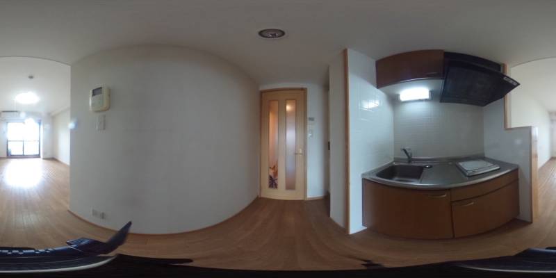 パノラマ画像キッチン