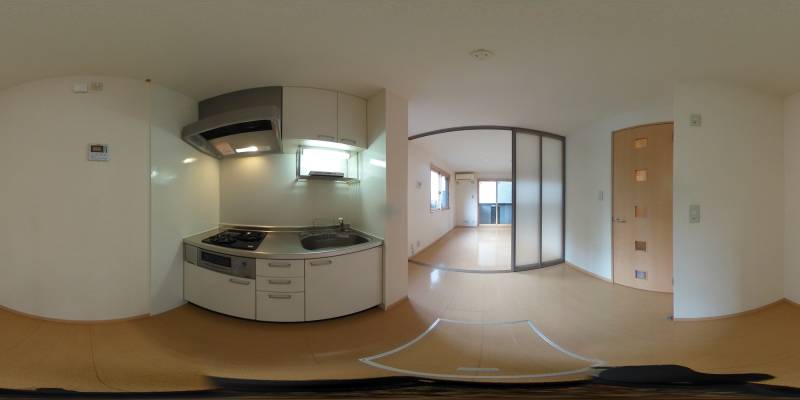 パノラマ画像キッチン
