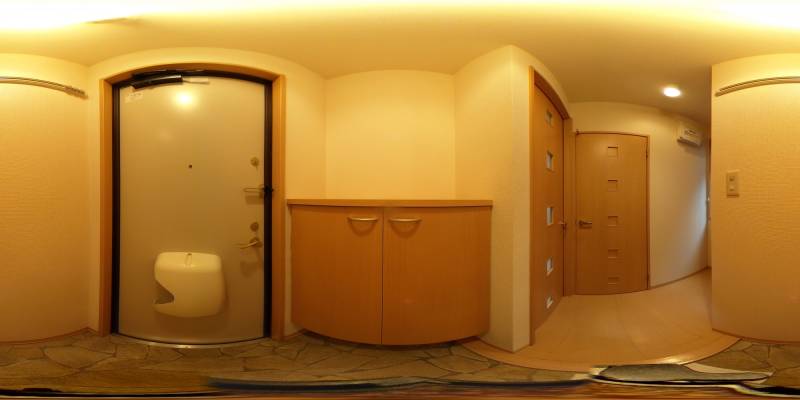 パノラマ画像玄関