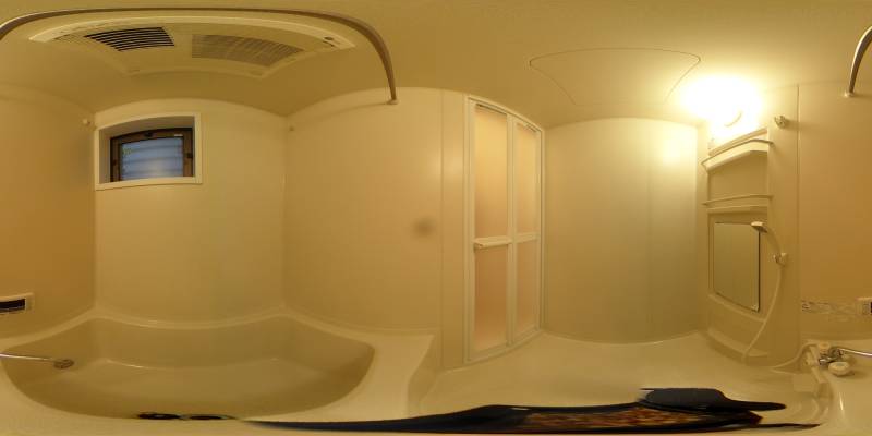 パノラマ画像バスルーム