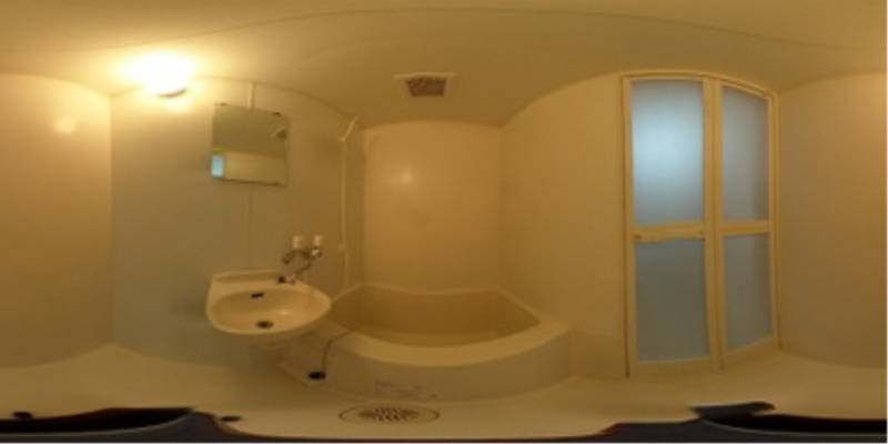 パノラマ画像バスルーム