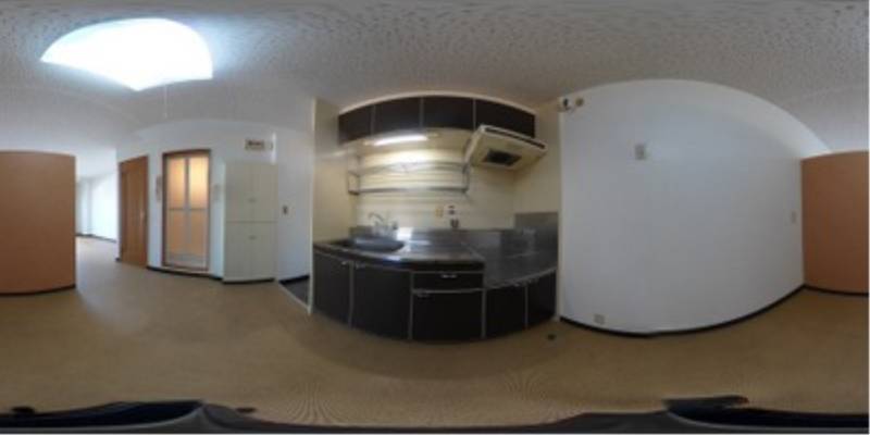 パノラマ画像キッチン