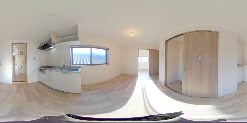 パノラマ画像キッチン