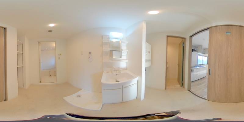 パノラマ画像洗面所