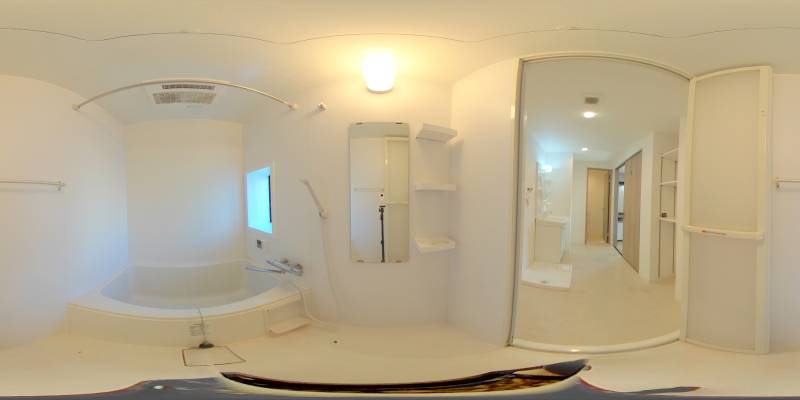 パノラマ画像バスルーム