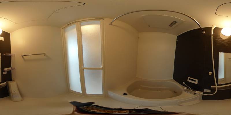 パノラマ画像バスルーム