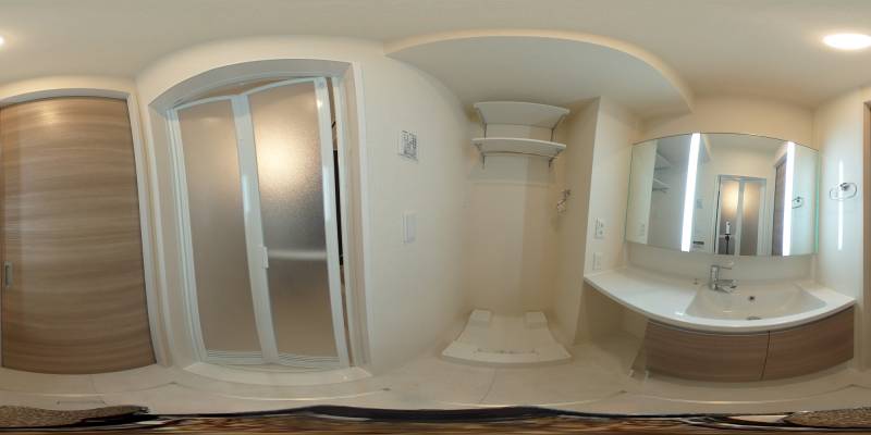 パノラマ画像洗面所