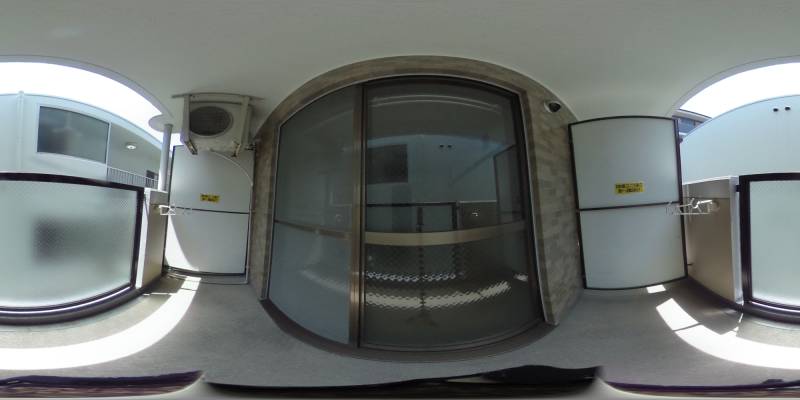 パノラマ画像バルコニー