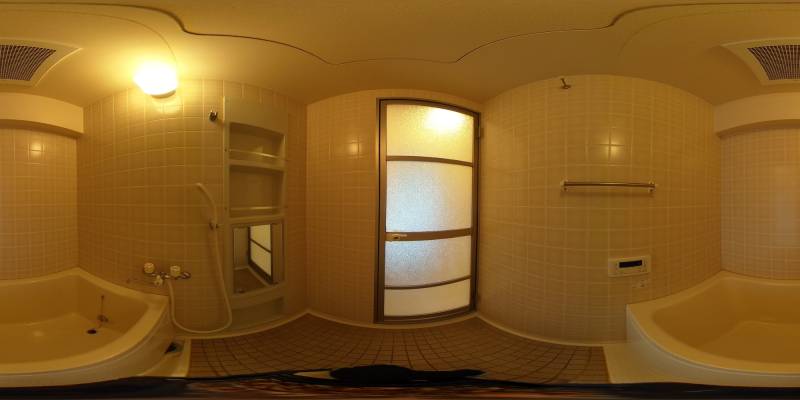 パノラマ画像バスルーム