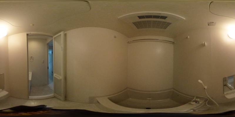 パノラマ画像バスルーム