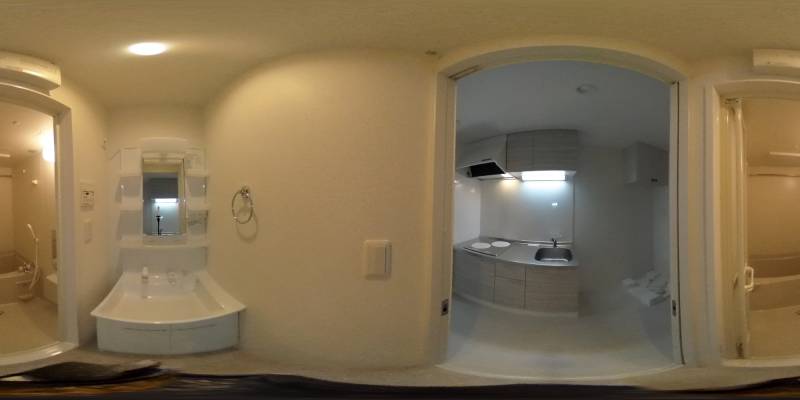 パノラマ画像洗面所