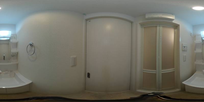 パノラマ画像洗面所