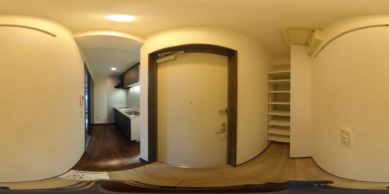 パノラマ画像玄関