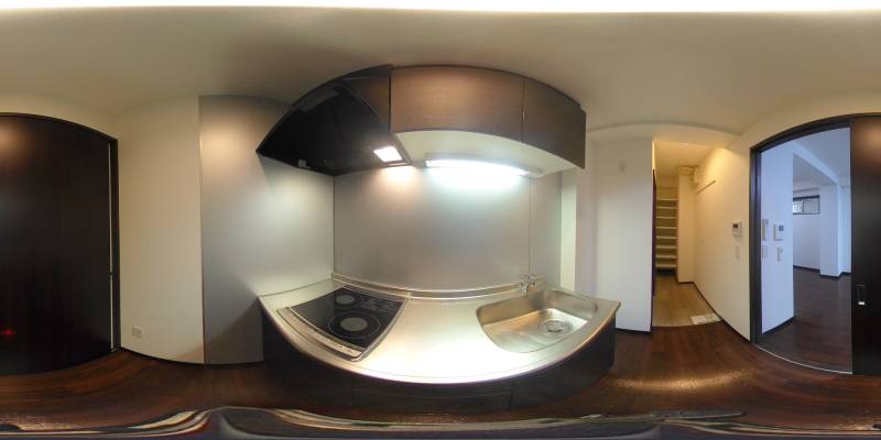 パノラマ画像キッチン