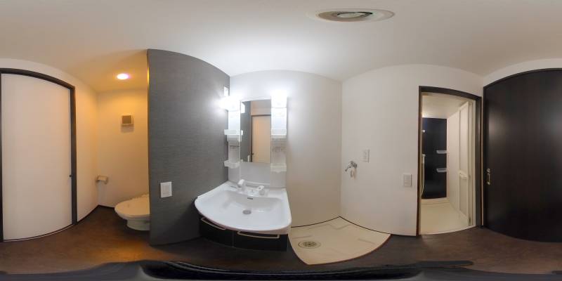 パノラマ画像洗面所