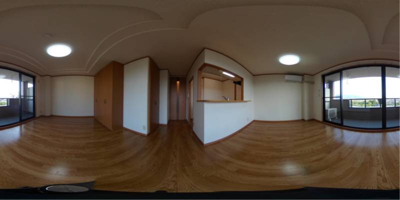 パノラマ画像リビング