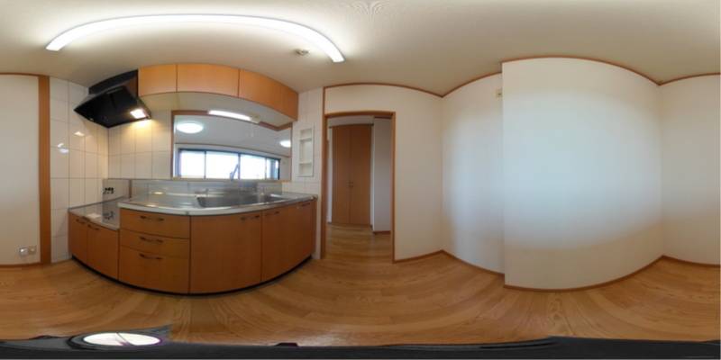 パノラマ画像キッチン