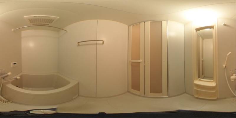 パノラマ画像バスルーム