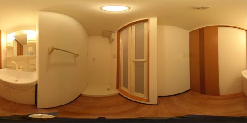 パノラマ画像洗面所