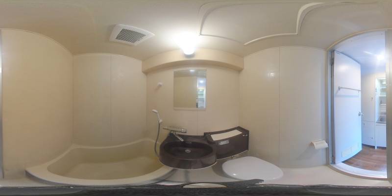 パノラマ画像バスルーム